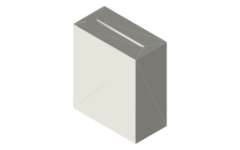Razor and utility blade sizes: double-edge 43 × 22.2 × 0.1 mm, utility 61 × 19 × 0.65 mm, isometric render of a generated part