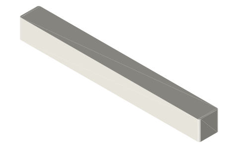 Reynolds Wrap Heavy Duty aluminum foil 18 in, isometric render of a generated part