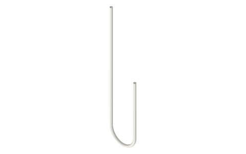 Ø3 ropes for the pulleys of the first system, 3 movable pulleys (drawn in place), isometric render of a generated part