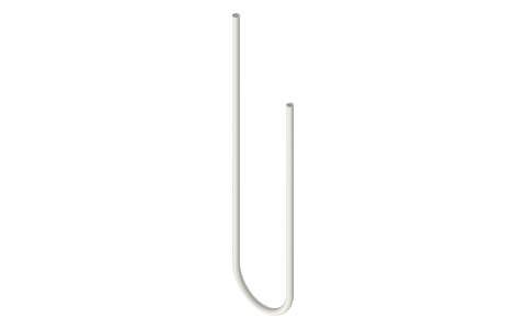 Ø3 rope for the single movable pulley (drawn in place), isometric render of a generated part