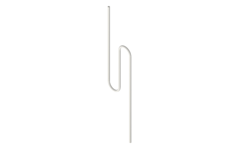 Ø3 ropes for the spanish burton with a lower block (drawn in place), isometric render of a generated part