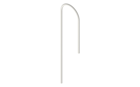 Ø3 ropes for the pulleys of the third system, three pulleys (drawn in place), isometric render of a generated part