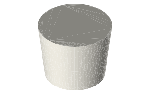 Laboratory rubber stoppers #0–#13 (25 mm tall), isometric render of a generated part