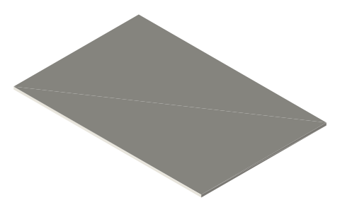 Sails of Glory board-game card (50 × 75 mm), isometric render of a generated part