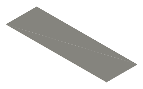 San Marino license plate (390 × 120 mm), isometric render of a generated part
