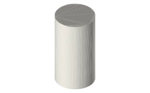 Shure MV7+, isometric render of a generated part