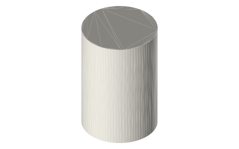 Sigma 14mm F1.4 DG DN | Art lens, isometric render of a generated part