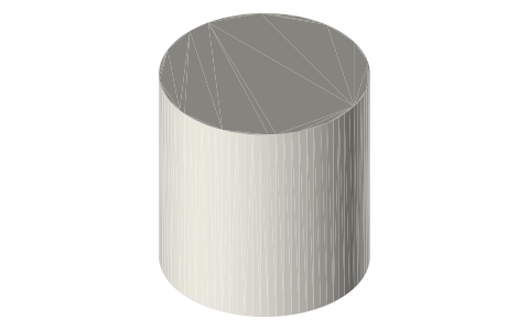 Sigma 24mm F2 DG DN | Contemporary lens, isometric render of a generated part