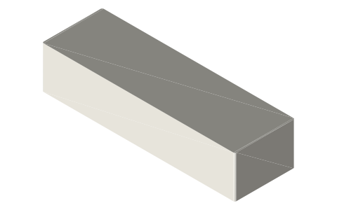 Silhouette Cameo 5, isometric render of a generated part