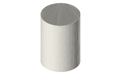 Sony Distagon T* FE 35mm F1.4 ZA (SEL35F14Z), isometric render of a generated part