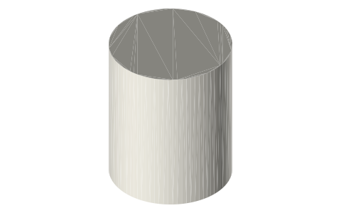 Sony FE 24-50mm F2.8 G (SEL2450G), isometric render of a generated part
