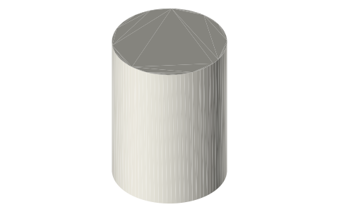 Sony FE 24-70mm F2.8 GM II (SEL2470GM2), isometric render of a generated part