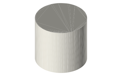 Sony FE 28mm F2 (SEL28F20), isometric render of a generated part