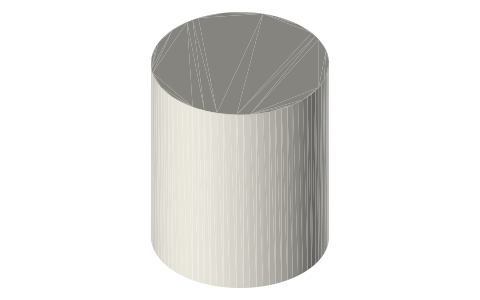 Sony FE 50mm F1.4 GM (SEL50F14GM), isometric render of a generated part