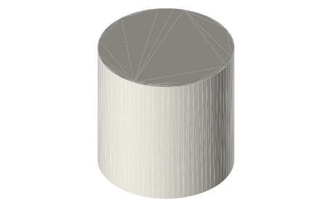 Sony FE 50mm F2.8 Macro (SEL50M28), isometric render of a generated part