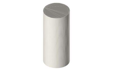 Sony FE 70-200mm F2.8 GM OSS II (SEL70200GM2), isometric render of a generated part