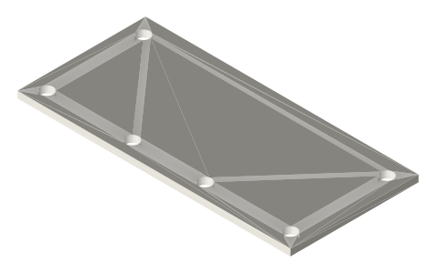 SparkFun Qwiic pHAT v2 for Raspberry Pi, isometric render of a generated part