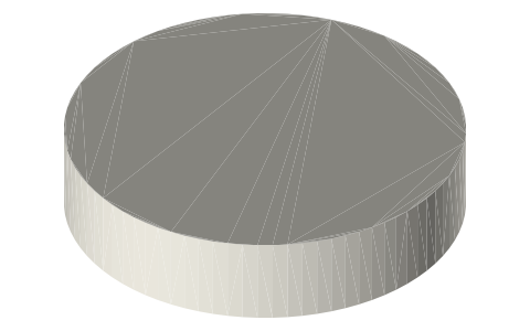 SR920 button cell (9.5 × 2.1 mm), isometric render of a generated part