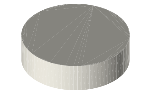 SR927 button cell (9.5 × 2.6 mm), isometric render of a generated part