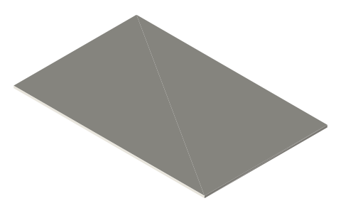 Standard American board-game card (56 × 87 mm), isometric render of a generated part