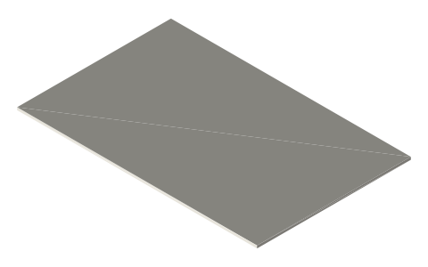 Standard European board-game card (59 × 92 mm), isometric render of a generated part