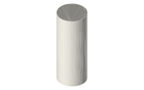 Stanley Quencher H2.0 FlowState 64 oz, isometric render of a generated part