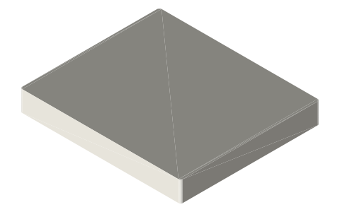 Starlink Mini, isometric render of a generated part