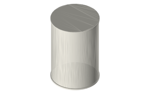 Steel food cans: soup, vegetable, tuna, #2, #2½, #10, coffee, isometric render of a generated part