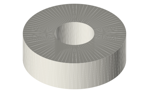SUNLU PLA 1 kg plastic spool, isometric render of a generated part