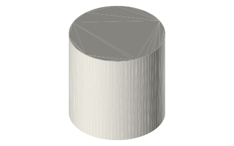 SunnySky X2212-13 980 Kv II outrunner, isometric render of a generated part