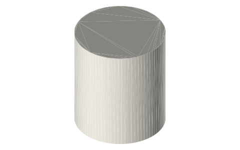 SunnySky X2216 880 Kv II outrunner (long shaft), isometric render of a generated part