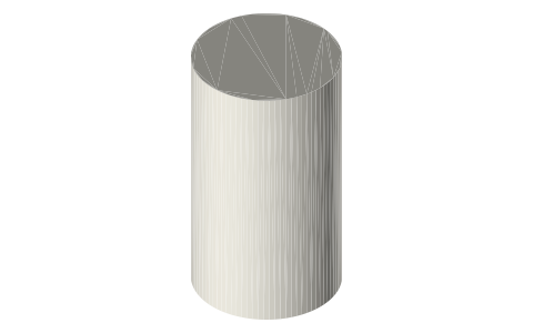 Tamron 35-150mm F/2-2.8 Di III VXD (Model A058), isometric render of a generated part