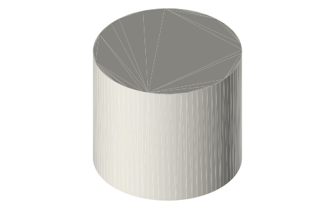 Tamron 35mm F/2.8 Di III OSD M1:2 (Model F053), isometric render of a generated part