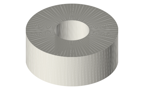 Tork Universal jumbo bath tissue 9 in (TJ0922A), isometric render of a generated part