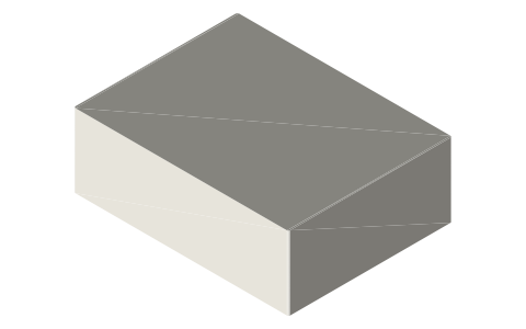 ToughBuilt StackTech Tool Box, isometric render of a generated part