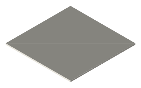Trailer hitch receiver, 2 in square (SAE J684 classes), isometric render of a generated part
