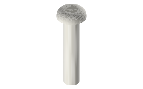 Traxxas 2579 screws, M3 × 15 mm, isometric render of a generated part