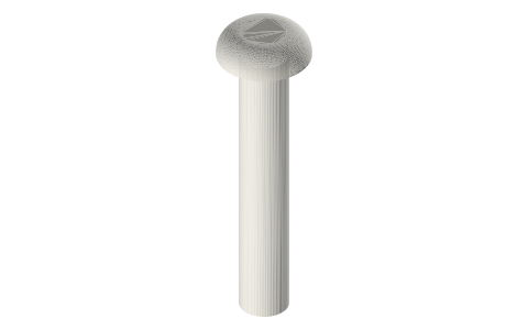 Traxxas 2583 screws, M3 × 18 mm, isometric render of a generated part