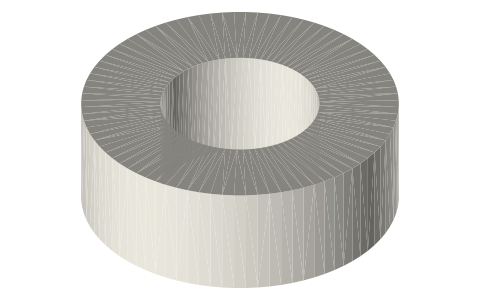 Traxxas 5103A ball bearing, 7 × 14 × 5 mm, isometric render of a generated part