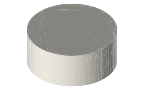 Traxxas TRX-4M tire 61.9 × 25.6 mm (1.0 in wheel), isometric render of a generated part