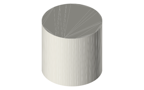 UK standard toilet roll (Lyreco 811C96), isometric render of a generated part