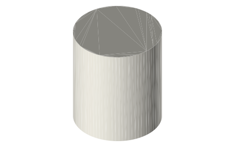Uline 1 quart metal paint can (S-17946), isometric render of a generated part