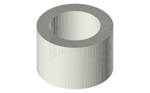 Uline S-445 packing tape 3 in × 110 yd, isometric render of a generated part