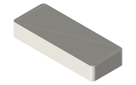 Valve Steam Deck OLED, isometric render of a generated part