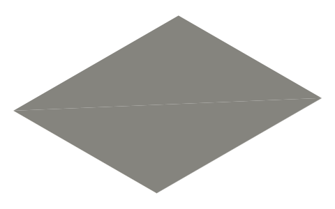 Volantex P-51D Mustang 768-1 750mm, isometric render of a generated part
