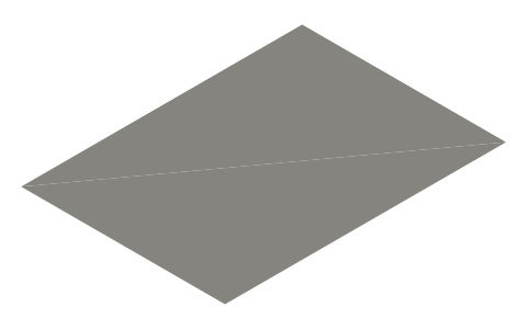 Volantex Phoenix S 1.6m glider (742-7), isometric render of a generated part