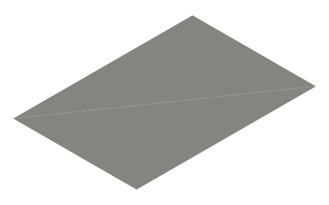 Volantex Ranger 1600 757-7, isometric render of a generated part