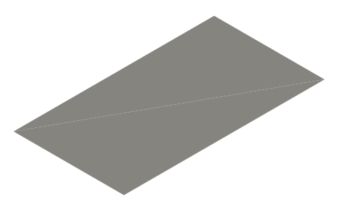 Volantex Ranger 2000 (2000 mm pusher glider), isometric render of a generated part