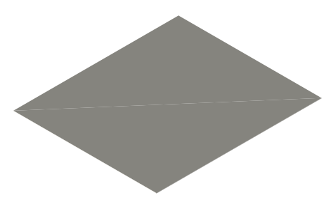 Volantex Ranger 600 Stunt (761-2), isometric render of a generated part