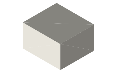 Wooster 4 gal bucket with grid (8616), isometric render of a generated part